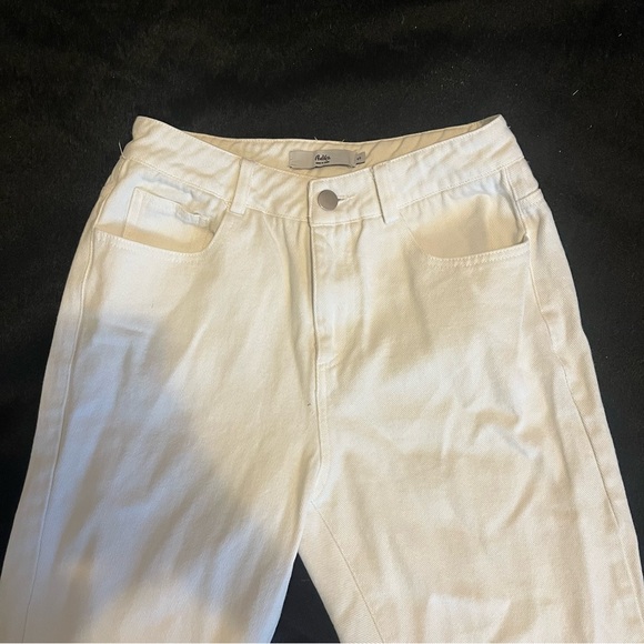 White Flame Graphic Jeans - Picture 3 of 4